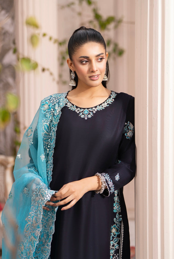 New 3 Pc Ready To Wear Embroidered Suit -Eid Collection  2026 - Raniya.H -RA91