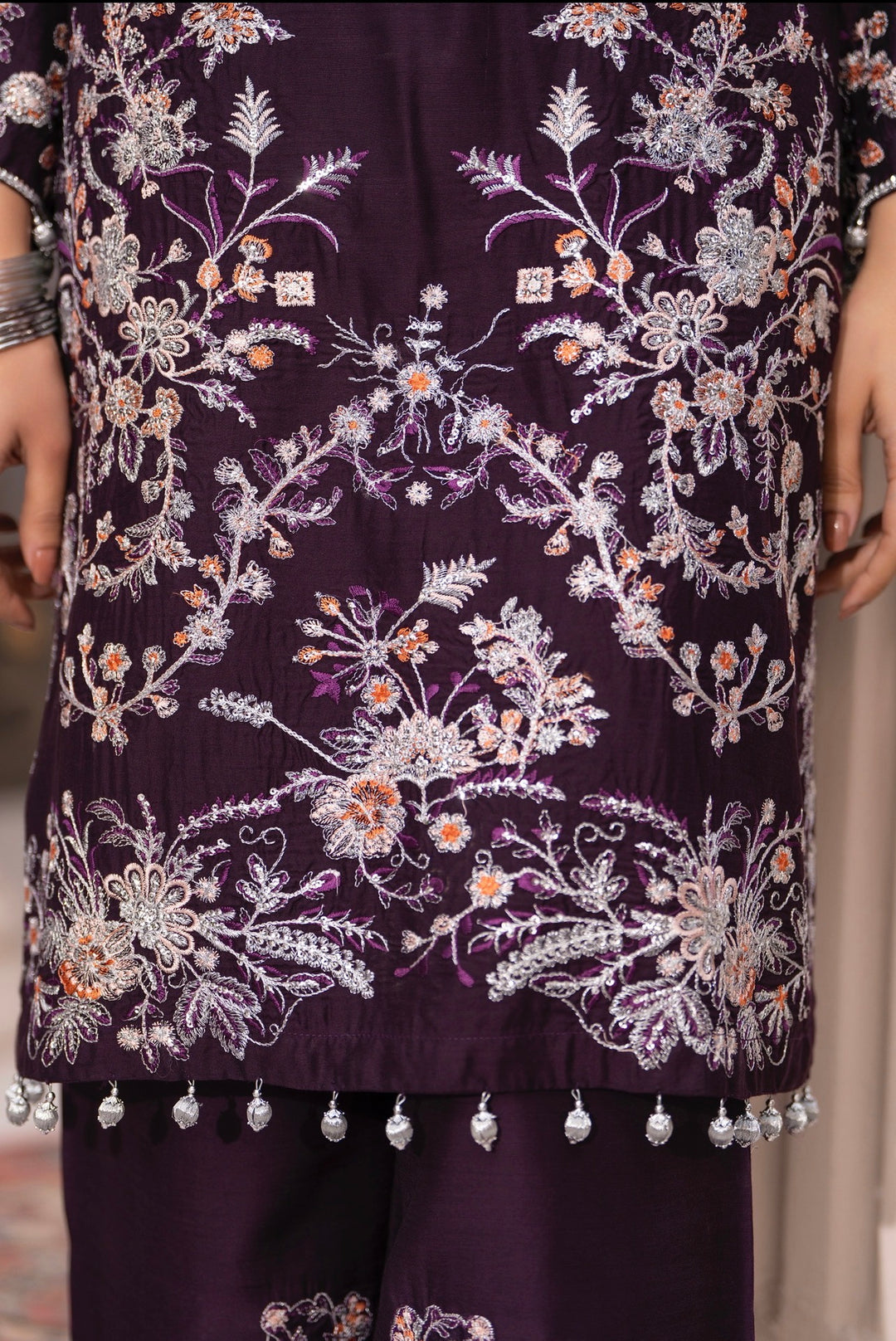 New 3 Pc Ready To Wear Embroidered Suit -Eid Collection  2026 - Raniya.H -RA94
