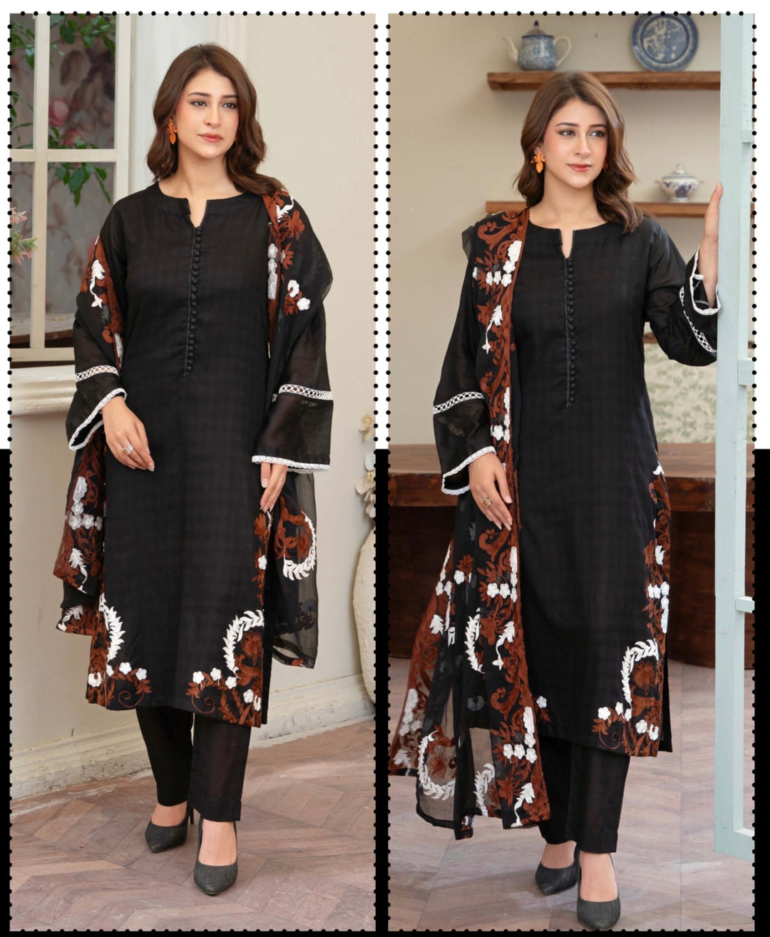 RA120- Lehar Premium Embroidered Lawn Suit- 2026-