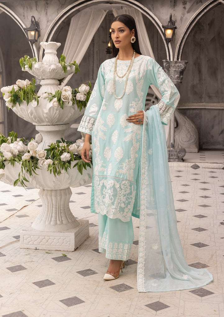 Branded  3 Piece  Stitched  Embroidered Suit
