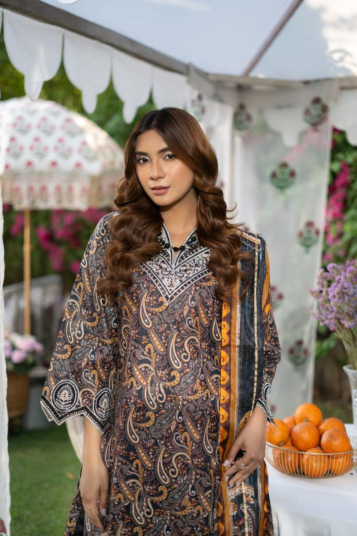 3 Piece Ready To Wear Suit - Summer Lawn Suit