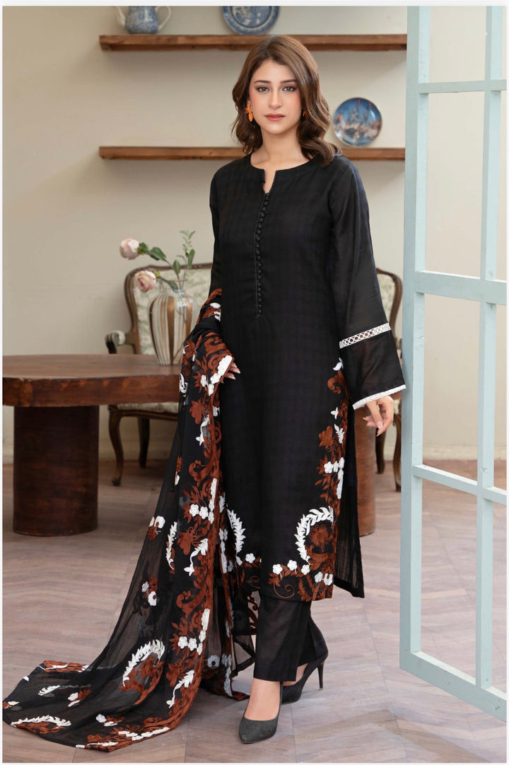 RA120- Lehar Premium Embroidered Lawn Suit- 2026-