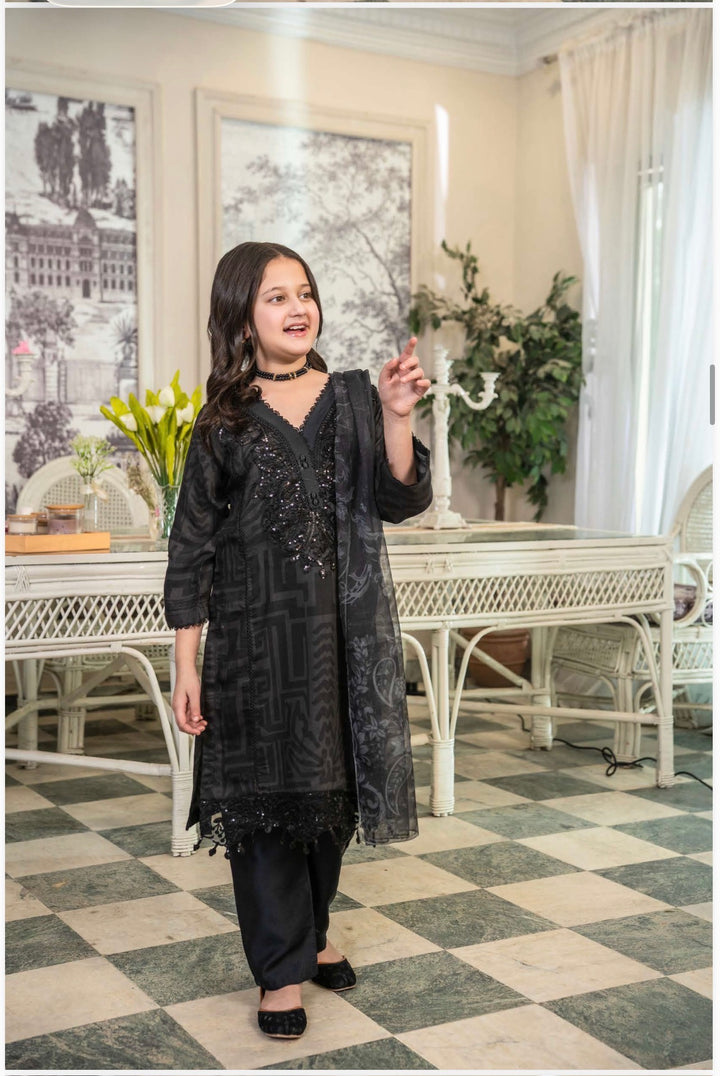 Embroidered And Fully Printed Ready To Wear Suit -Mother And Daughter  - Festive Wear 2026 - TT501