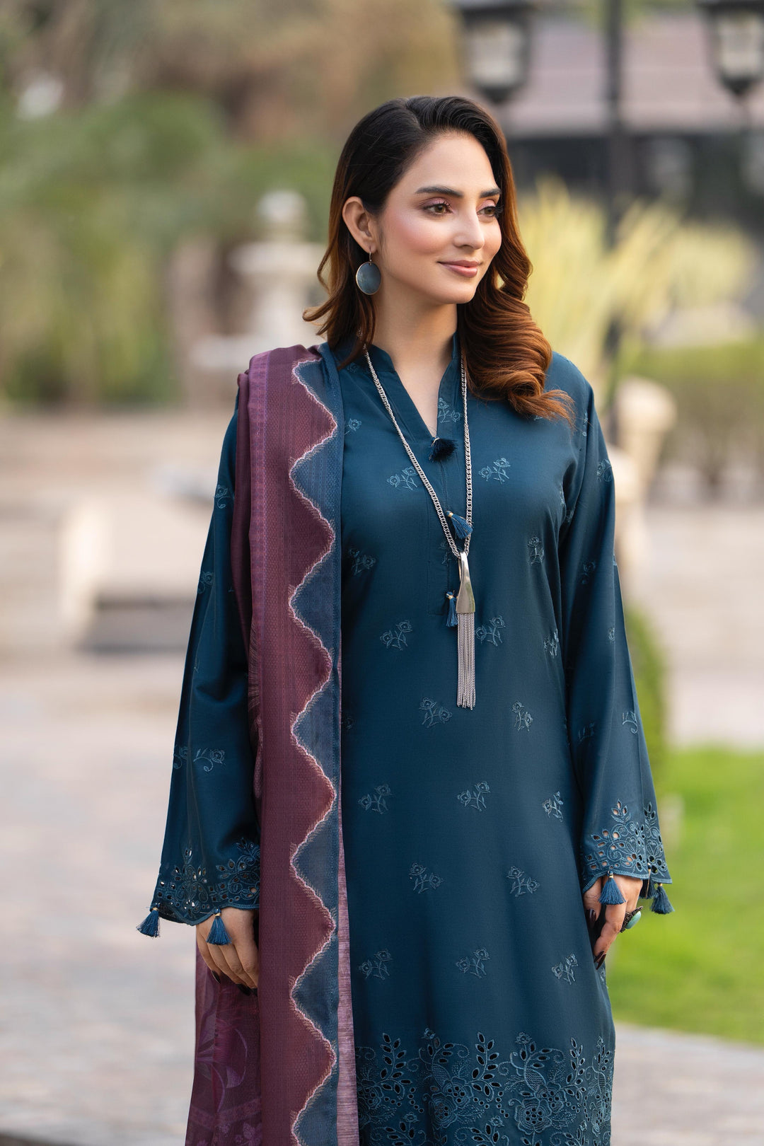 New Azal Festive Wear Silk Viscose Chikankari Suit 2026 Collection - RA105