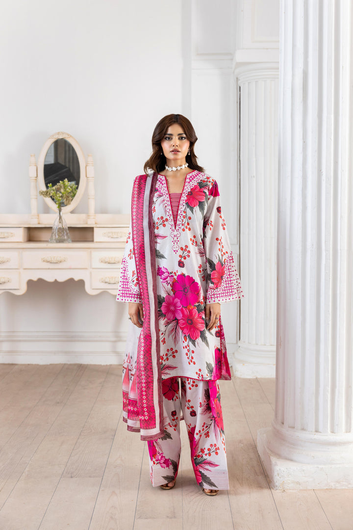 3 PC Ready To Wear Suit (Farshi Shalwar)