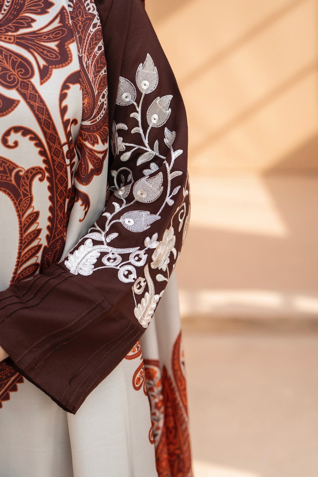 3 Pc Ready To Wear Dhanak  Suit With Winter Shawl - Raniya.H -RA-12