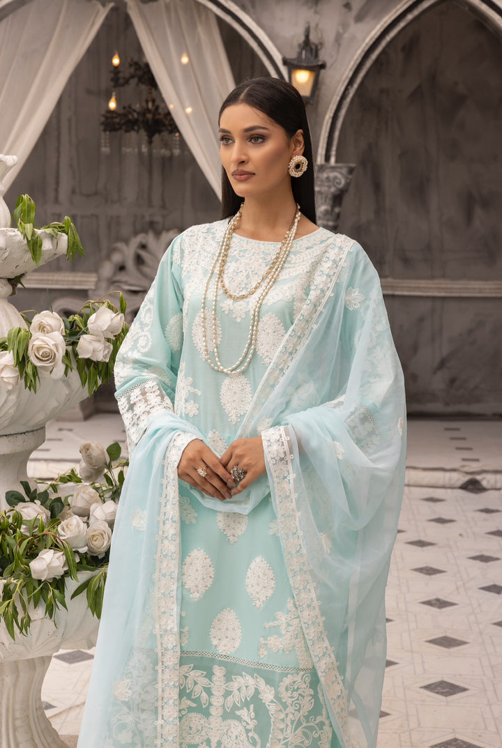 Branded  3 Piece  Stitched  Embroidered Suit