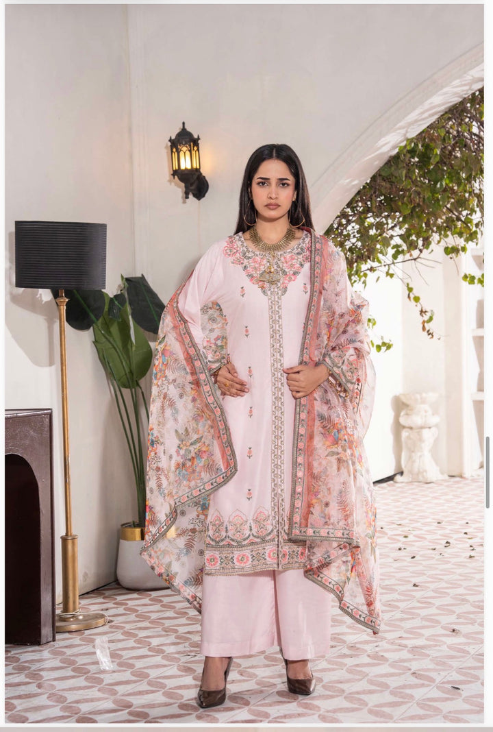 Haya " Embroidered Suit | 2026 Asian Clothes | Eid Collection RAN13