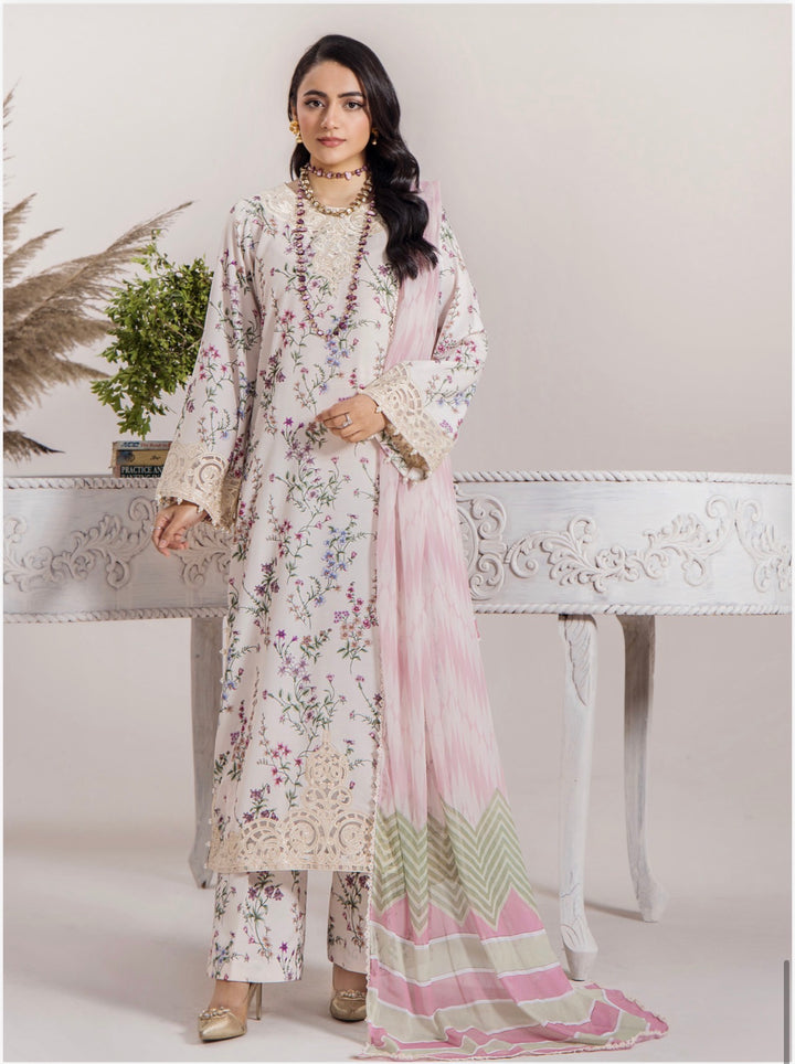 TT10 Ready To Wear Premium Satin Lawn Embroidered Suits TT10