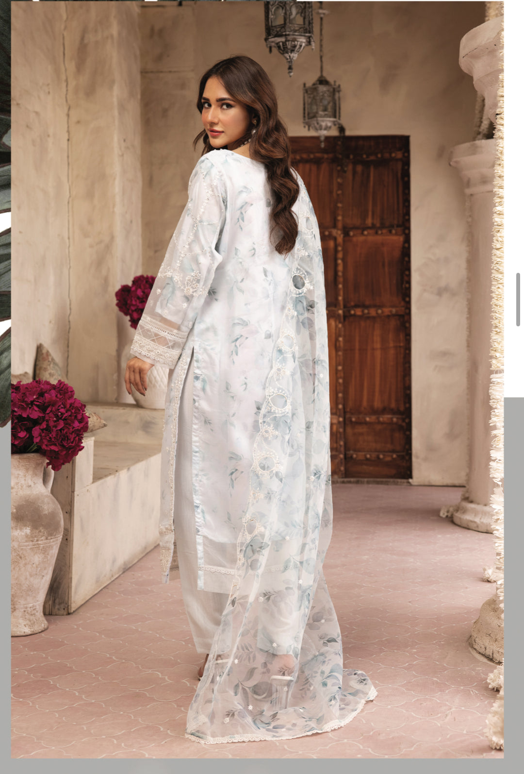 3 PC READY  TO WEAR - KHADDI LUX’ EMBROIDERED VISCOSE SUIT