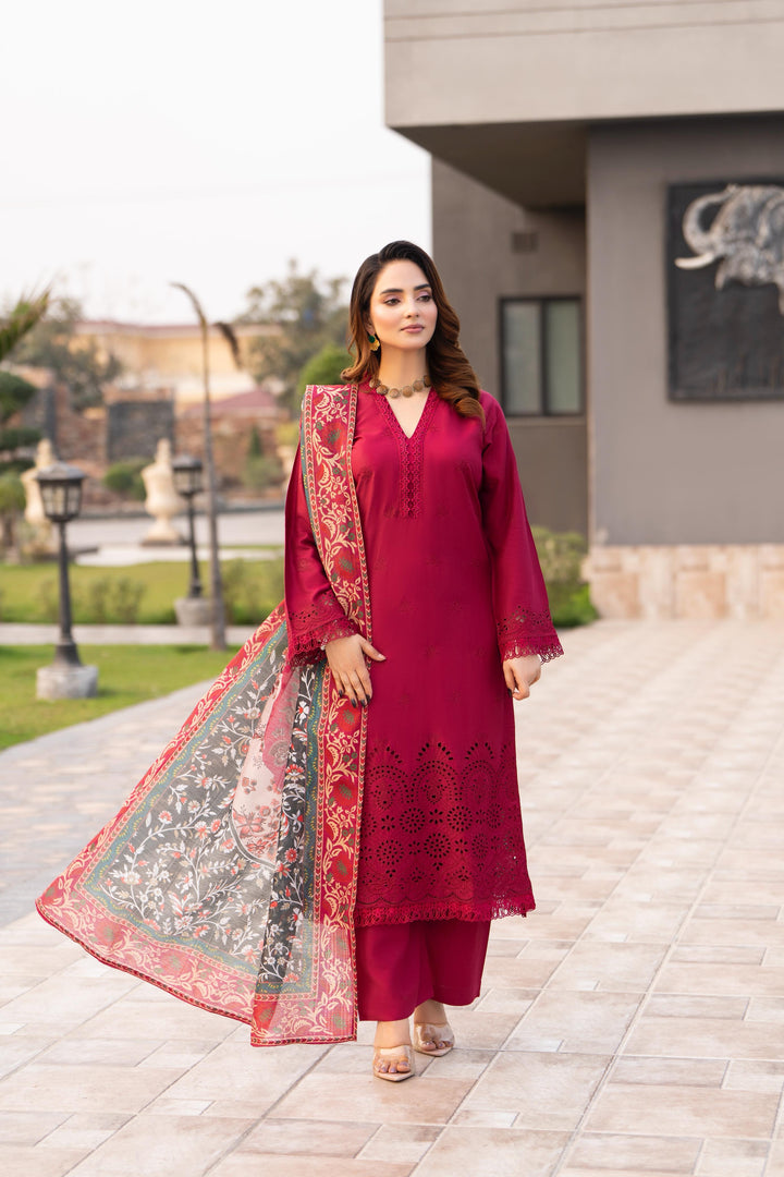 New Azal Festive Wear  Silk Viscose Chikankari Suit 2026 Collection - RA106