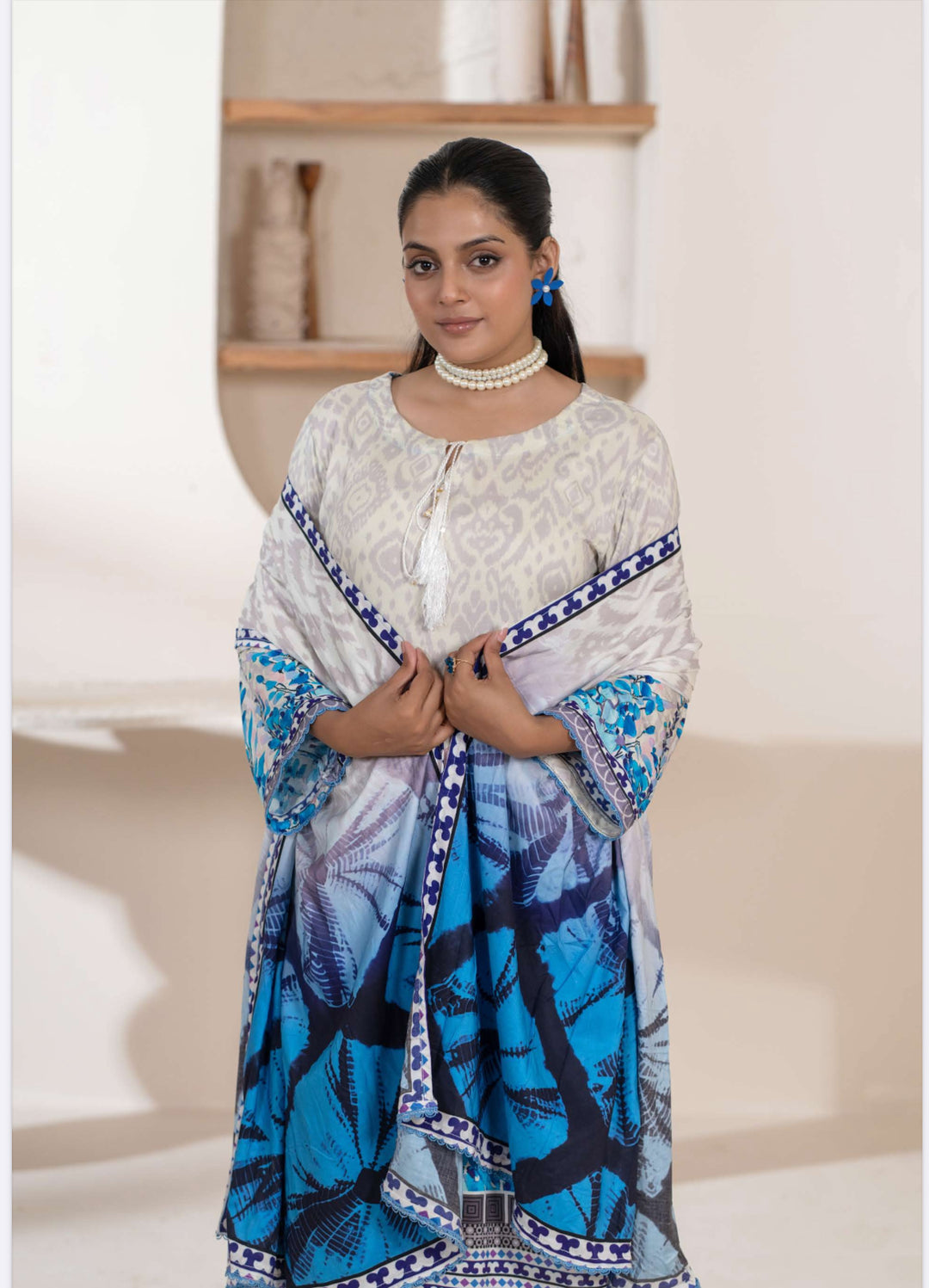 New 3 Piece Ready To Wear - Broque Linen Suit-- TT-105-