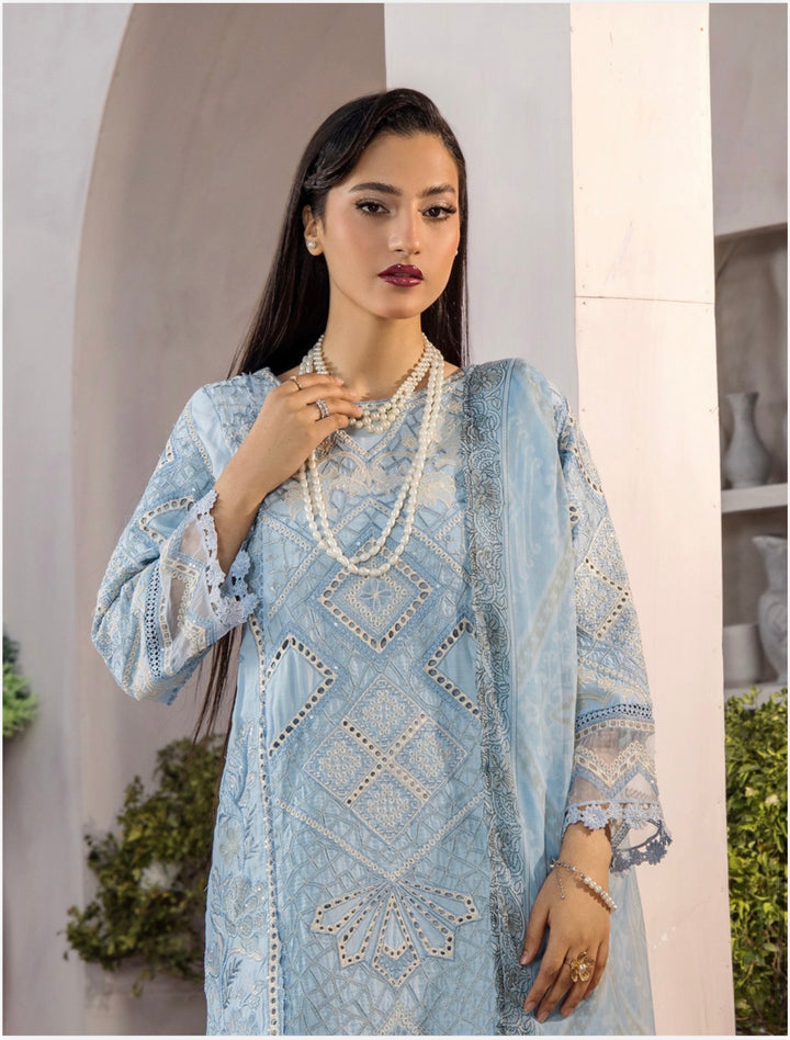 Ayzel Ready To Wear 3- Piece Embroidered Viscose Suit- New Arrival-TT104