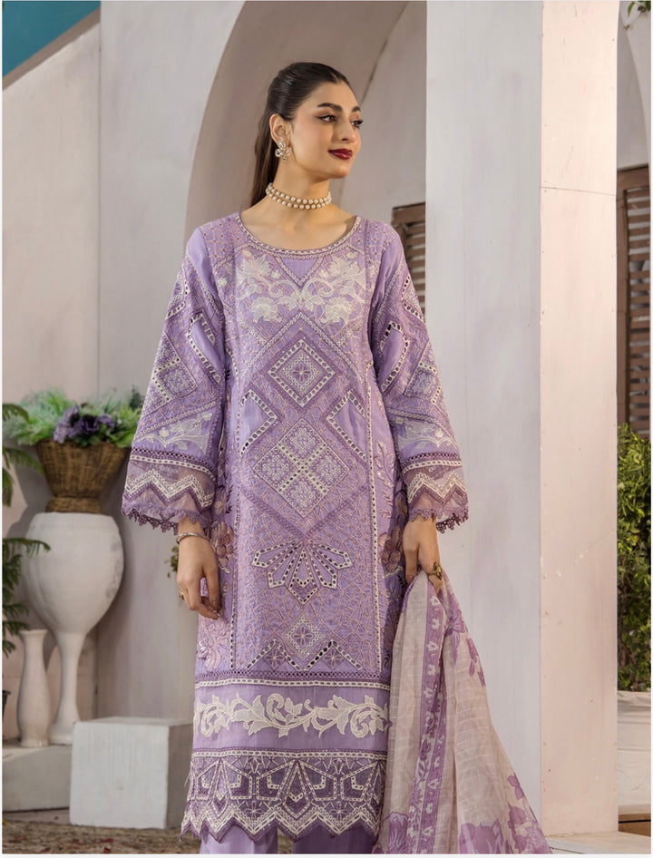 Ayzel Ready To Wear 3- Piece Embroidered Viscose Suit- New Arrival-TT103