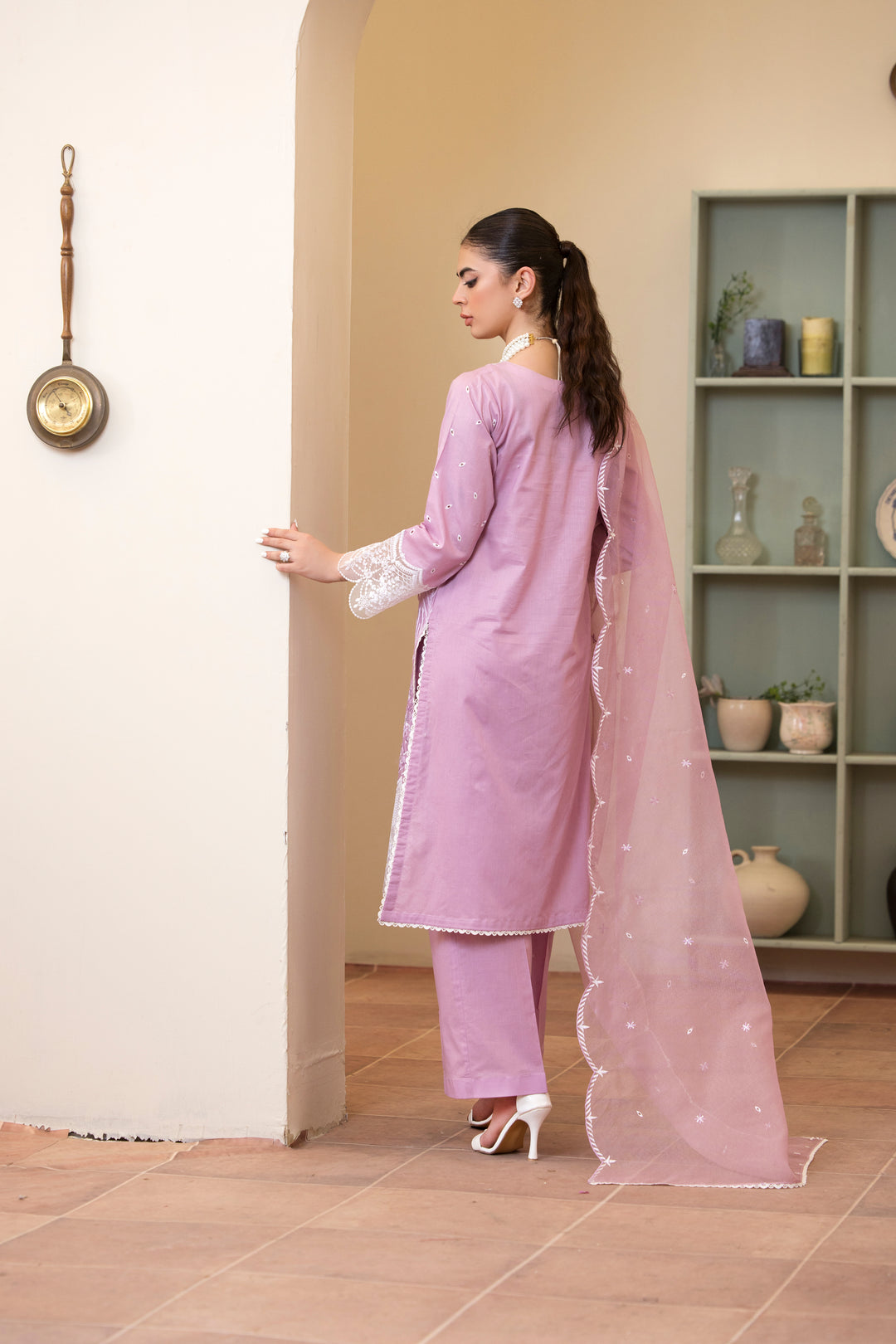 3 Piece Ready To Wear - Embroidered Suit- New 2025 Collection - MA101-