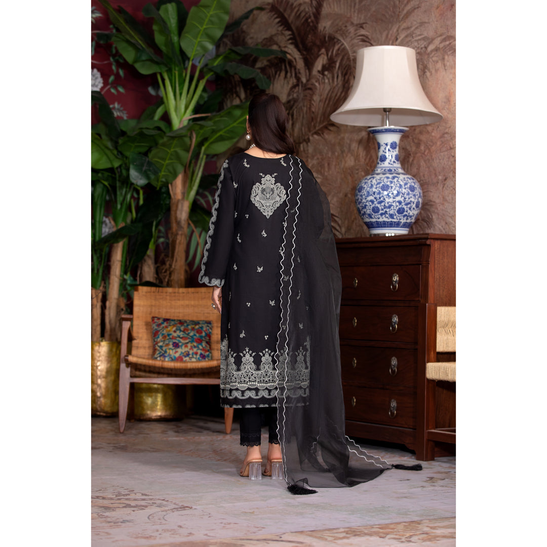 Branded 3 Pc Ready To Wear Suit Viscose