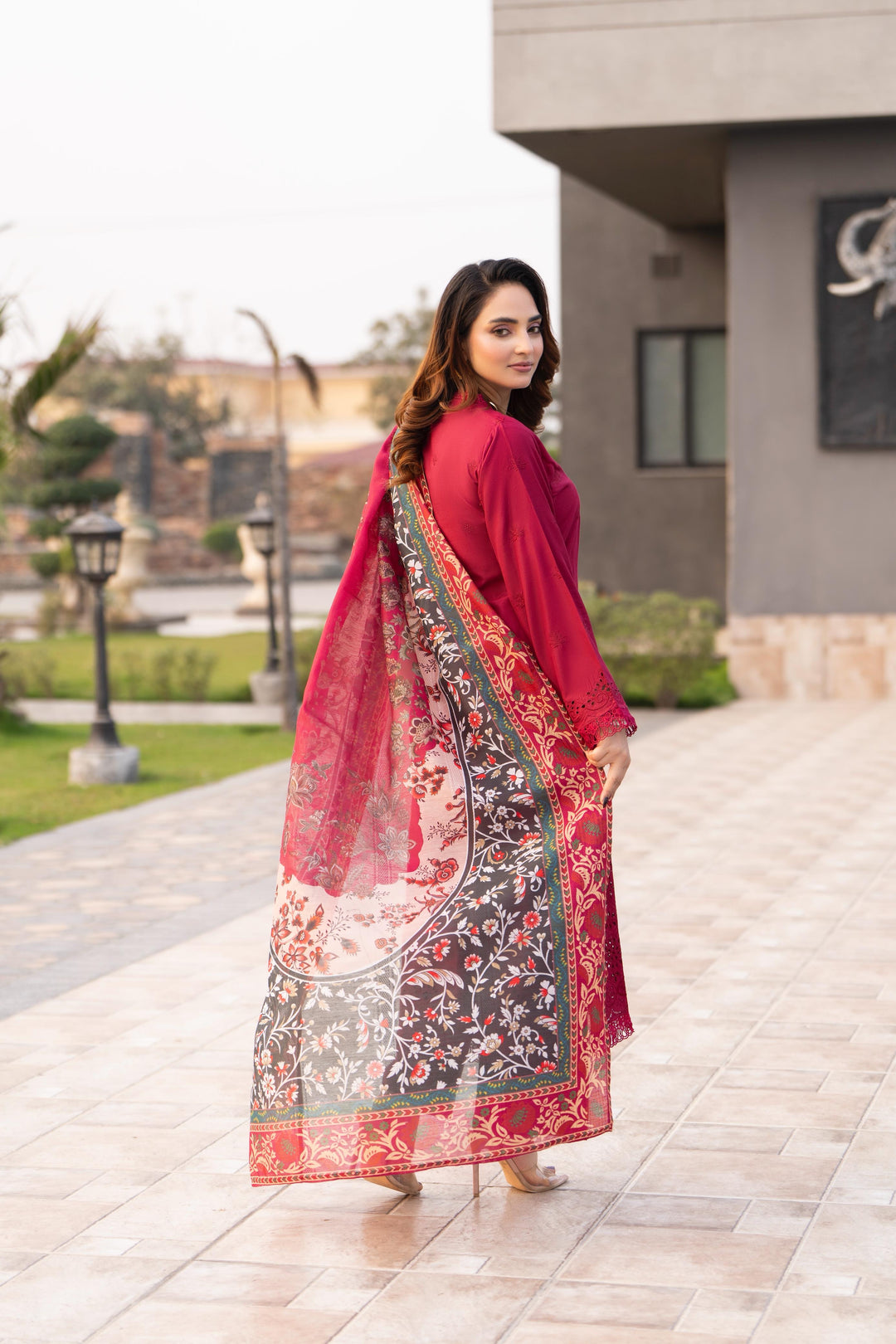 New Azal Festive Wear  Silk Viscose Chikankari Suit 2026 Collection - RA106