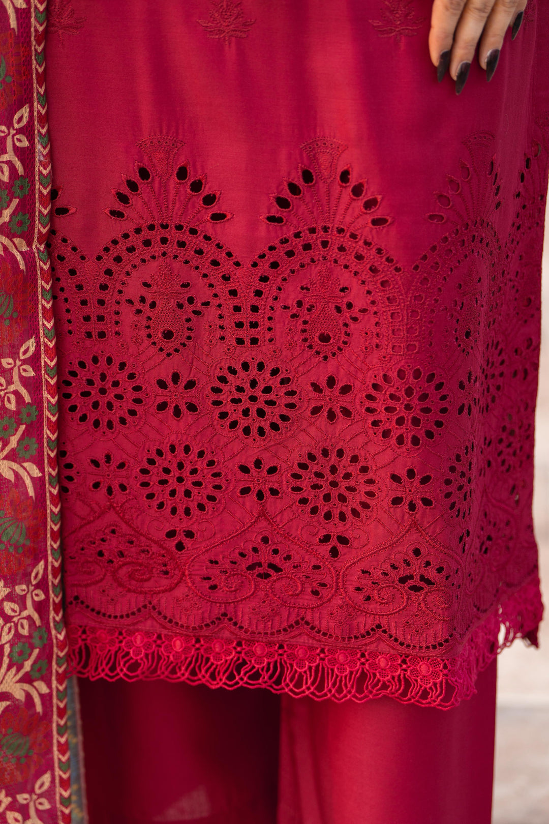 New Azal Festive Wear  Silk Viscose Chikankari Suit 2026 Collection - RA106