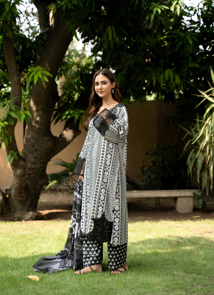 Branded  3 Piece  Ready To Wear Suit -Lawn Suit