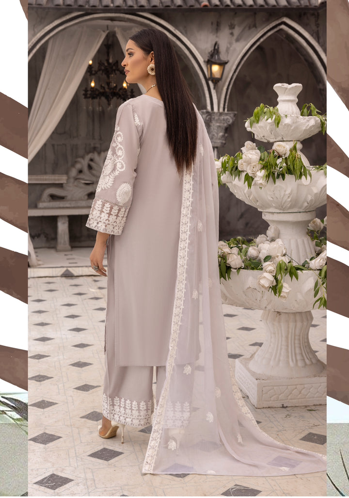 Branded  3 Piece  Stitched  Embroidered Suit