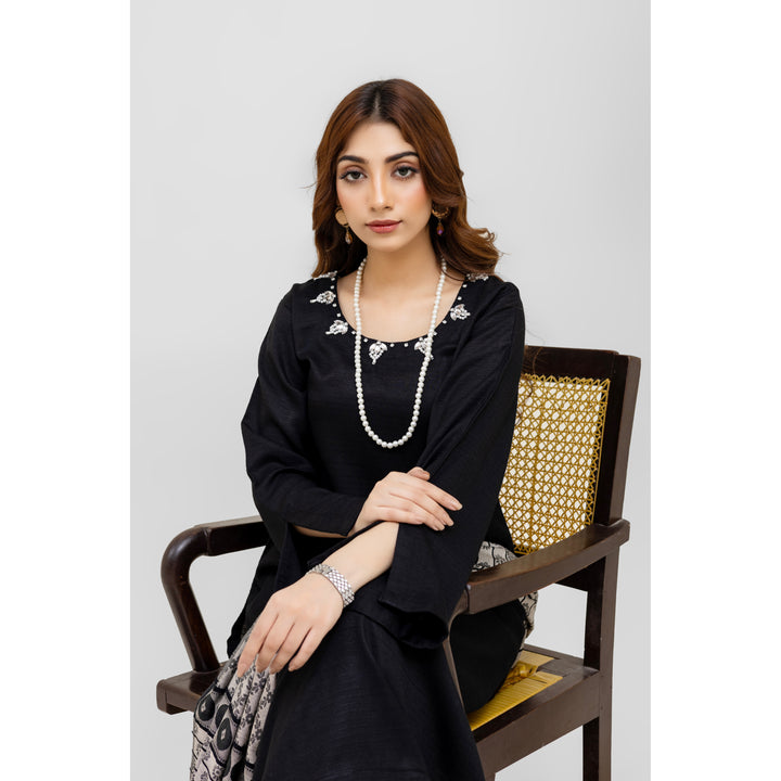 3 Pc Ready To Wear Suit - Kashmiri Wool Shawl (Winter Collection)