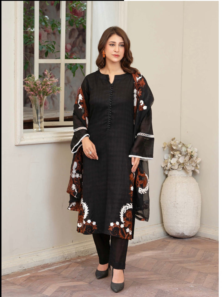 RA120- Lehar Premium Embroidered Lawn Suit- 2026-