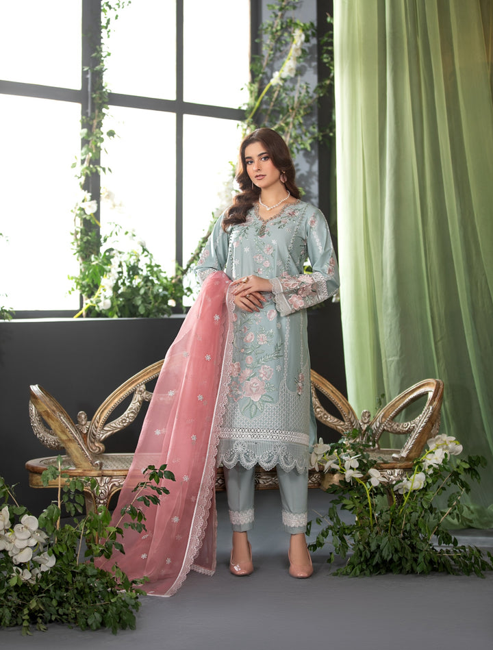 Branded 3 Pc Ready To Wear Suit