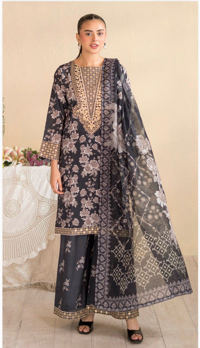 RA130 -Siyyara Premium Embroidered Cambric Cotton Suit- 2026-