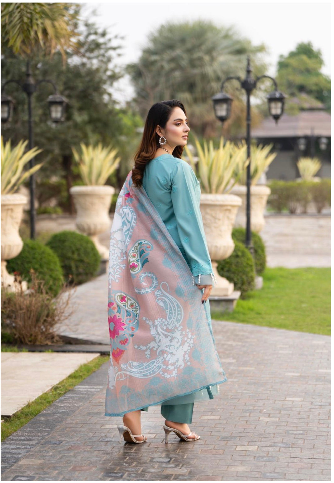 New Azal Festive Wear  Silk Viscose Chikankari Suit 2026 Collection - RA107