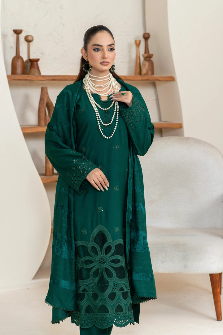 3 Piece Ready To Wear Dhanak Embroidered Suits -TT-150-