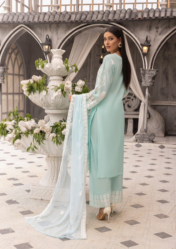 Branded  3 Piece  Stitched  Embroidered Suit