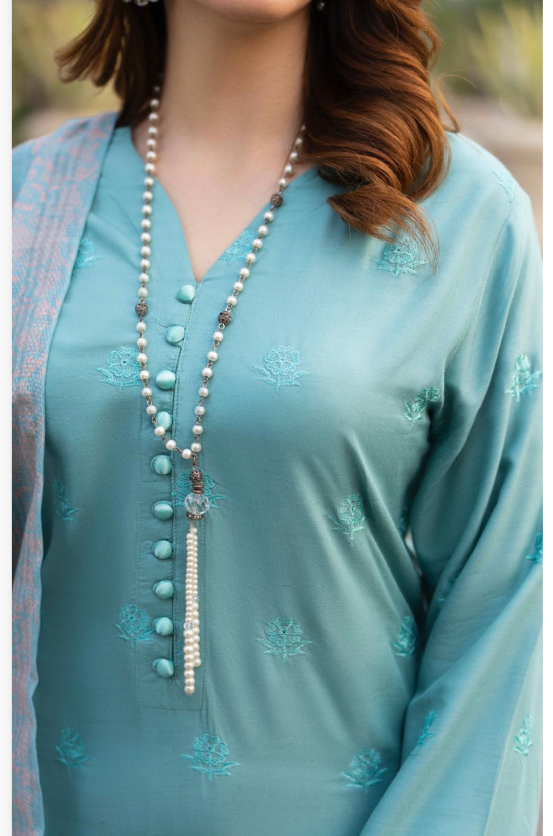 New Azal Festive Wear  Silk Viscose Chikankari Suit 2026 Collection - RA107
