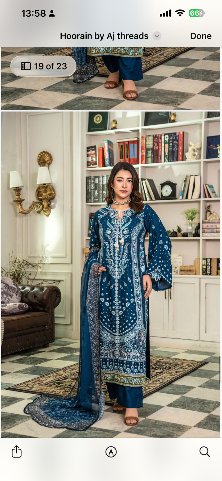 ‘Hoorain’ Ready To Wear Embroidered Suit-Festive Eid Collection 2026 TT203