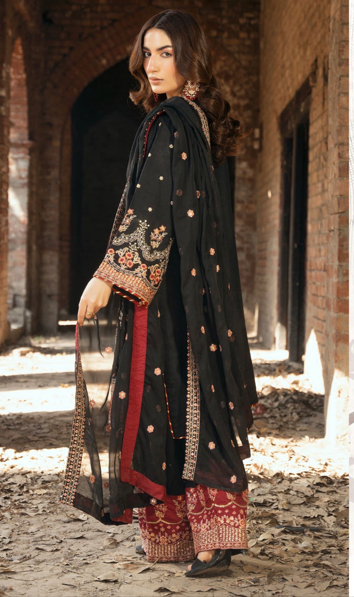 Threads Embroidered Ready To Wear Suit - Festive Wear 2026 - TT402