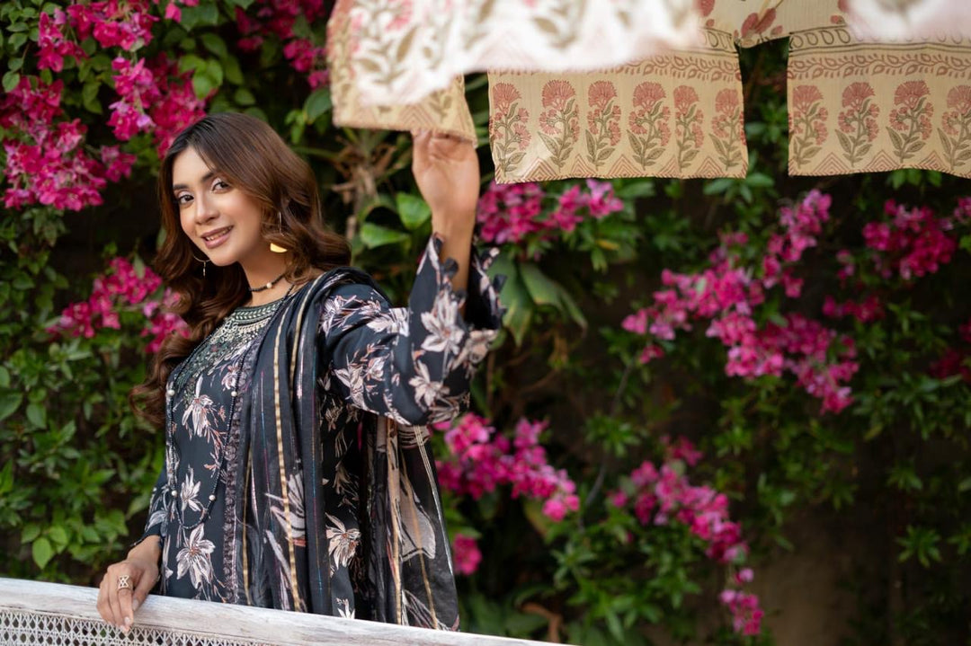 3 Piece Ready To Wear Suit - Summer Lawn Suit