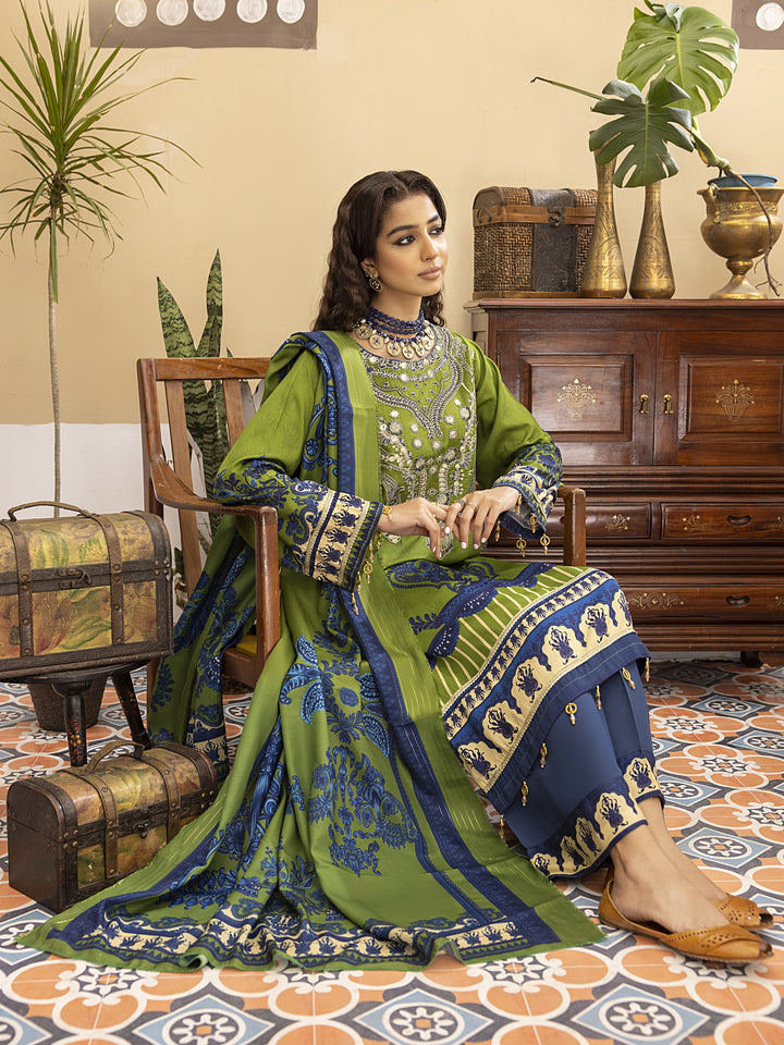 Zohra Laxury 3 Piece  Stitched [Dhanak]